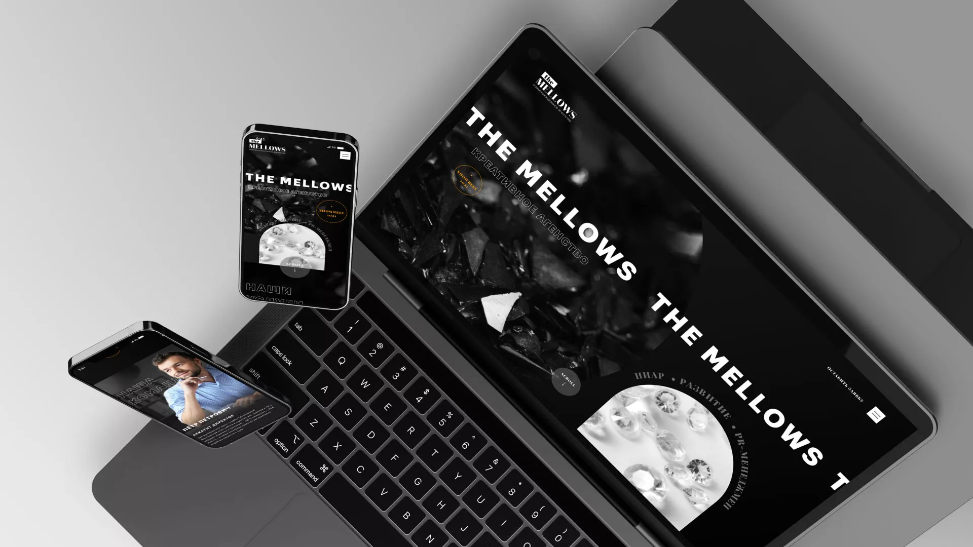 Разработка сайта креативного агентства «The Mellows» в Шумихе
