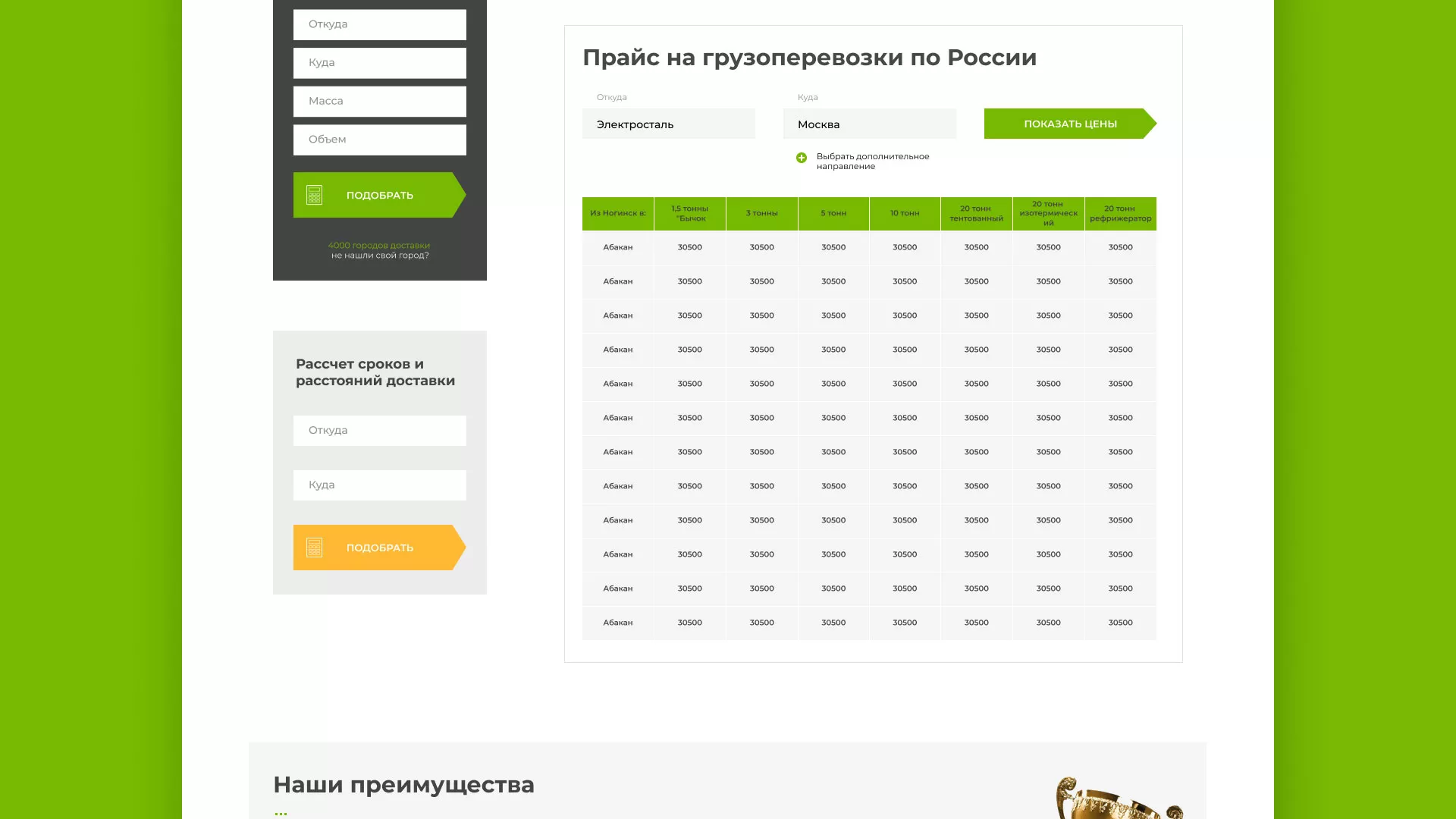 Разработка логотипа и сайта компании «Инком-Логистика» в Шумихе