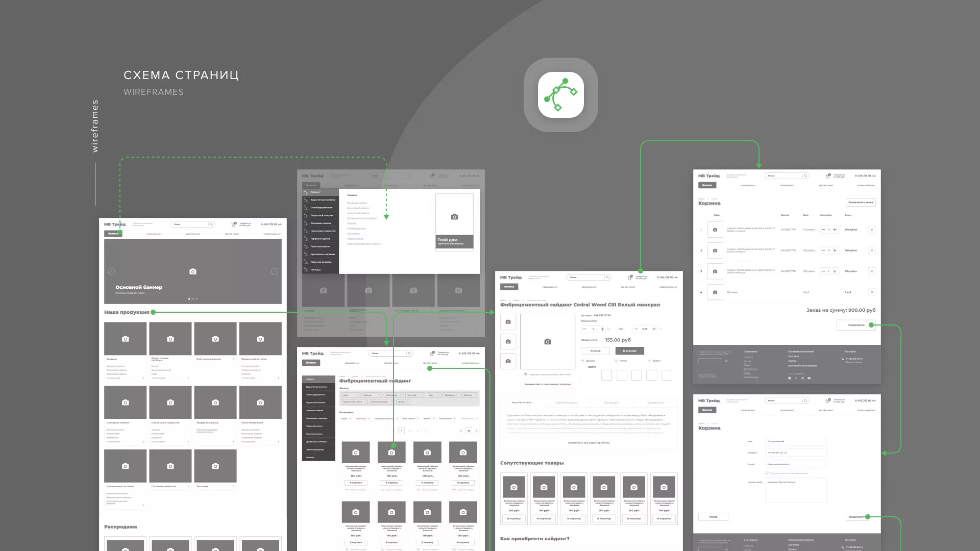 Разработка логотипа и сайта компании «МВ Трейд» в Шумихе