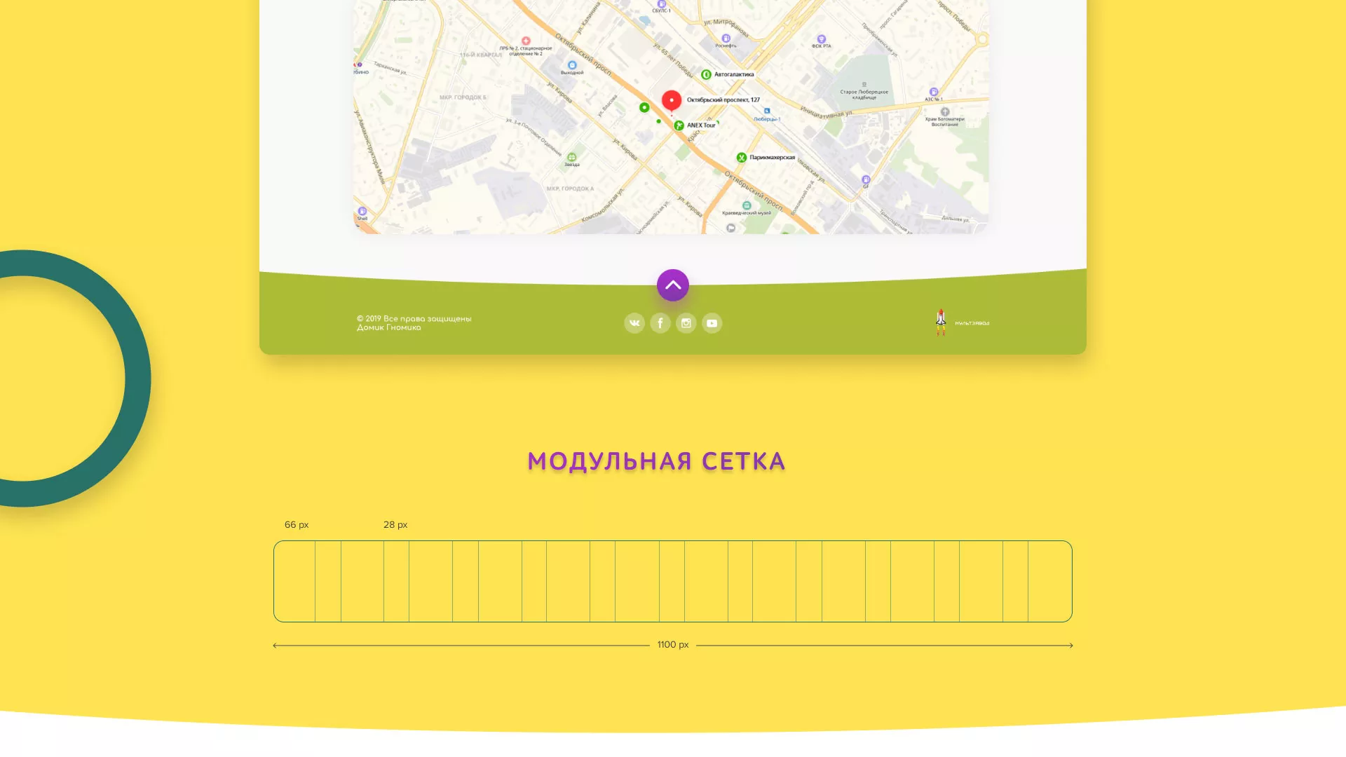 Разработка сайта детского активити-клуба «Домик гномика» в Шумихе