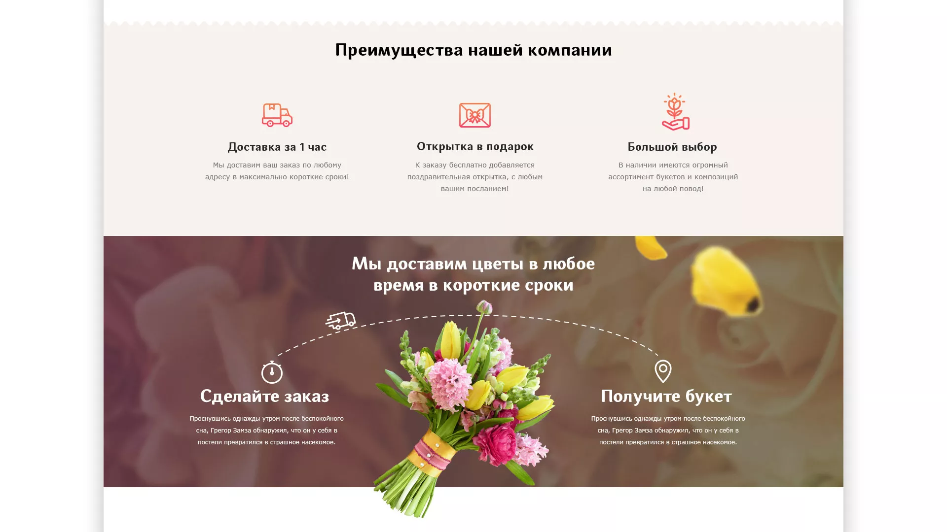 Создание интернет-магазина «Букет-онлайн» по цветам в Шумихе