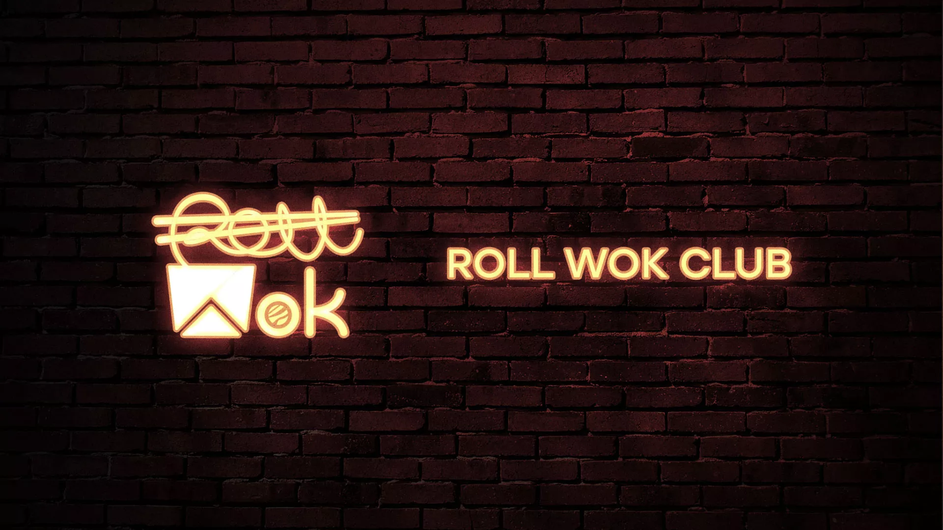 Разработка логотипа суши-бара «Roll Wok Club» в Шумихе