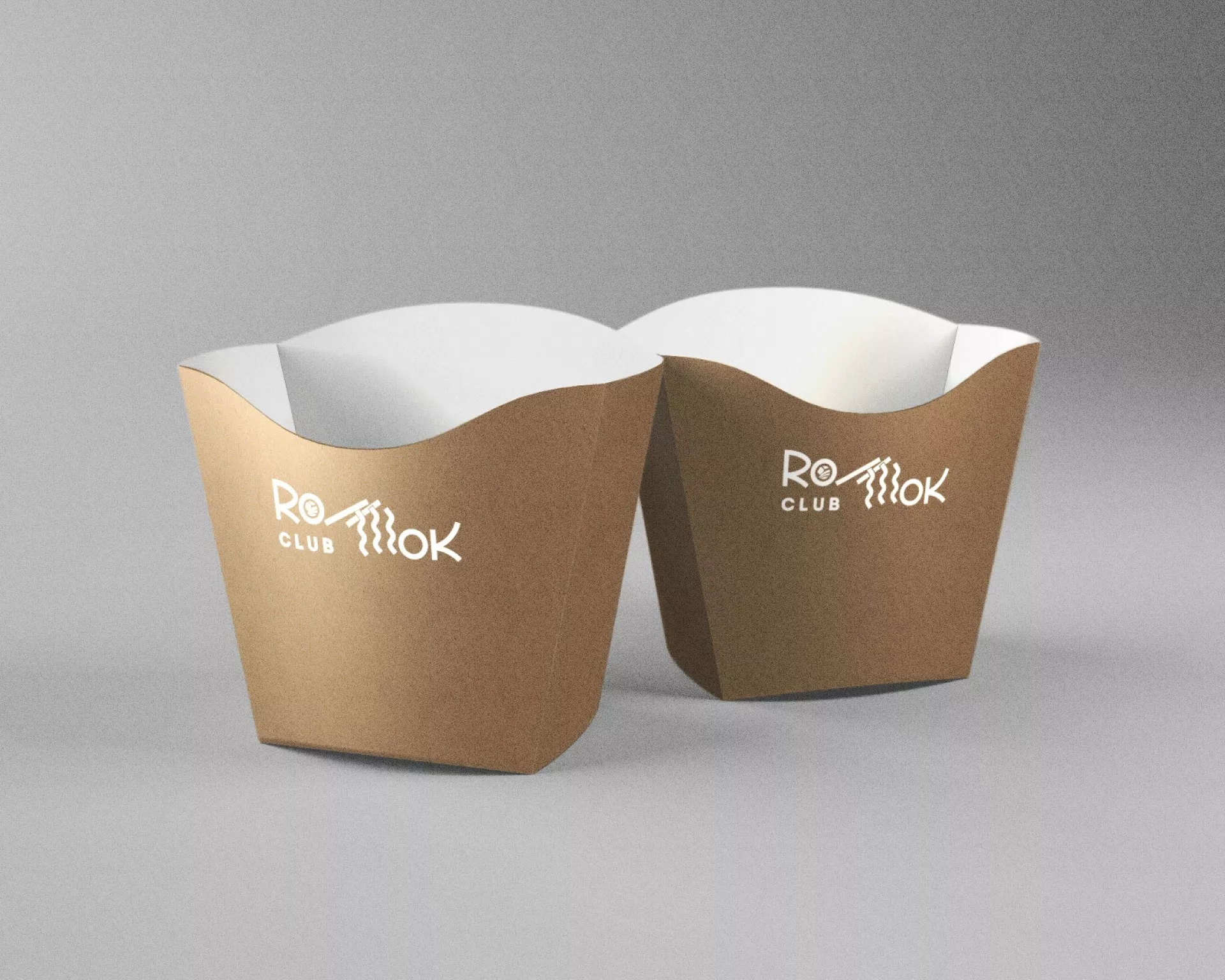 Создание дизайна упаковки суши-бара «Roll Wok Club» в Шумихе